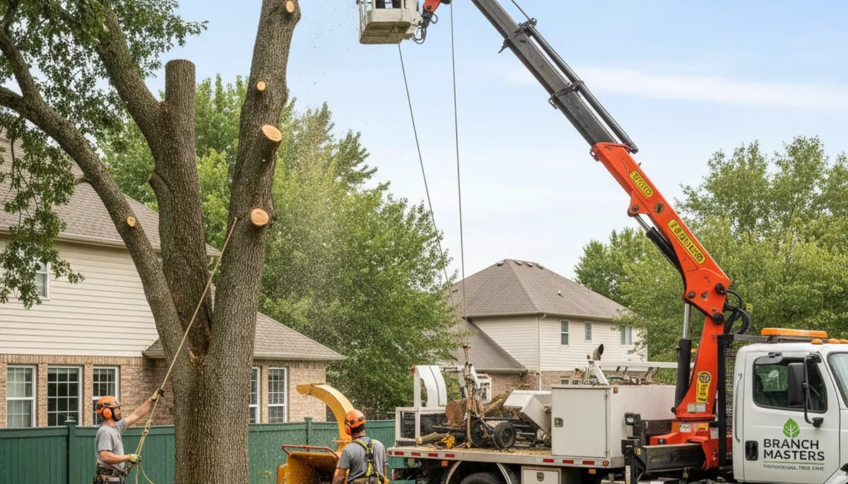 Professional tree removal service in Greenville, NC ensuring safe and clean property maintenance